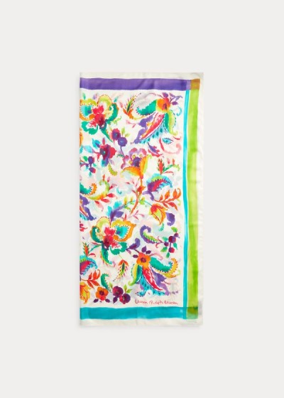 Women's Ralph Lauren Jessica Silk Twill Scarf | 563417FSG